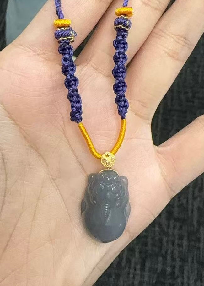 Smoky Lavender Hetian Jade(烟紫和田玉) | SylviaJewel Vancouver