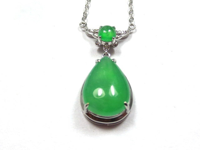 Green Pear Jadeite Necklace – P2608020322