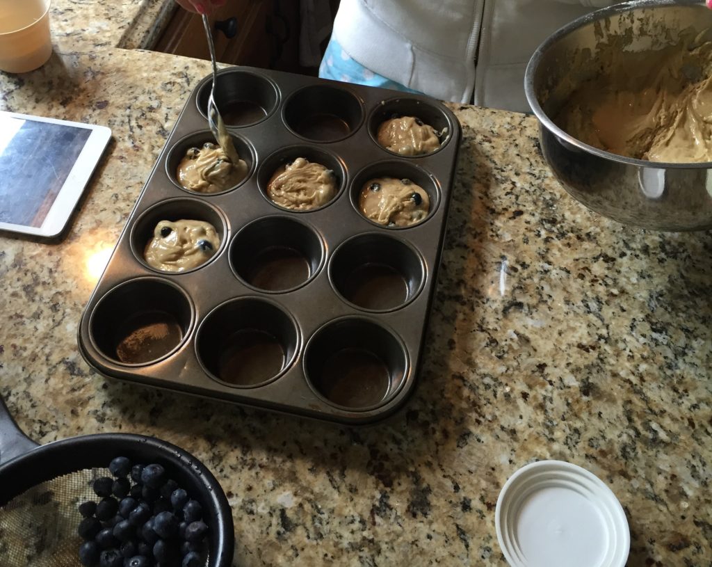 healthy blue berry muffins