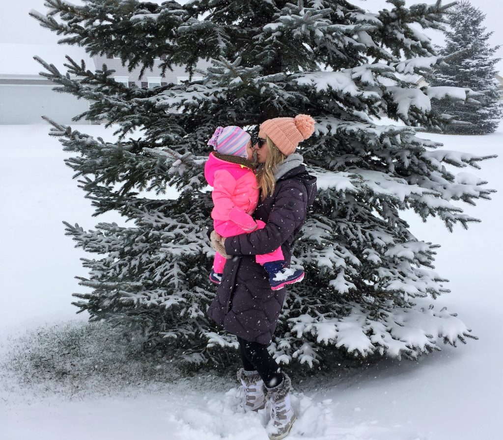 snowy kisses