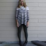 Cowl Neck and Stripes