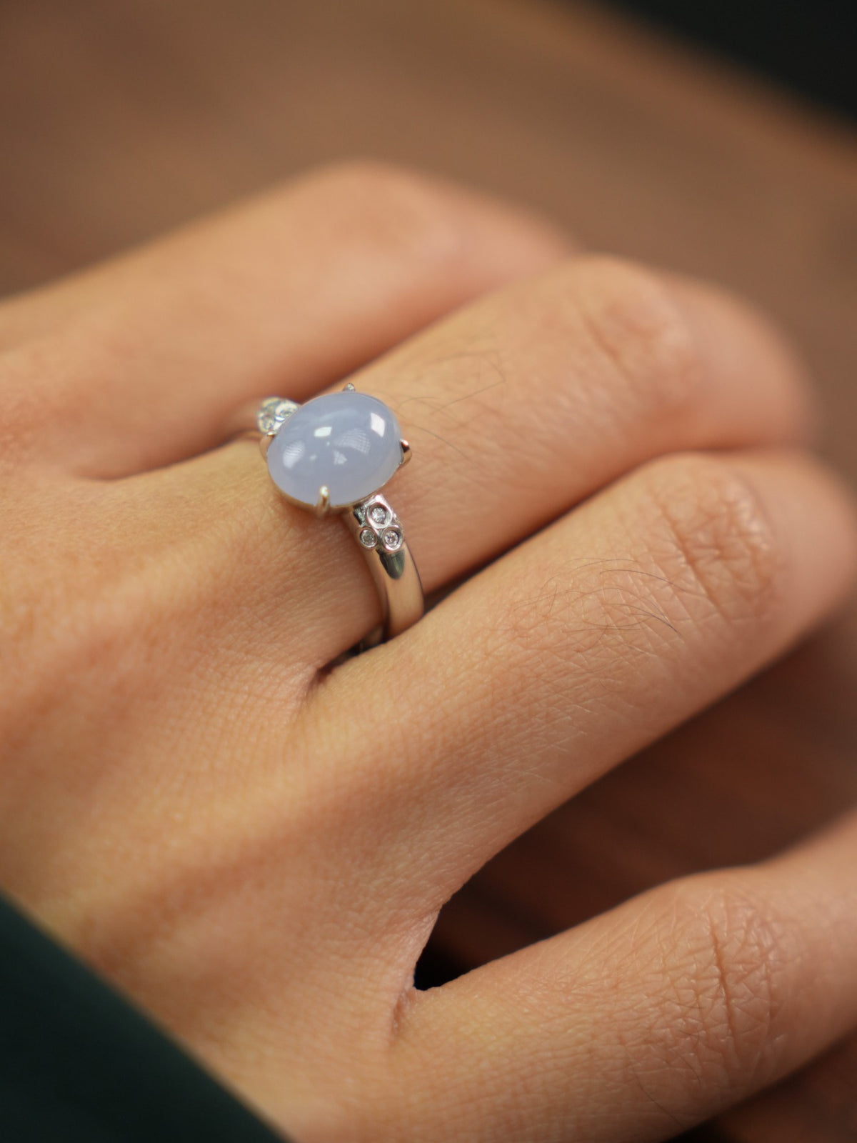 Lavender jadeite ring, US size 7, product 2026-06212, view 778