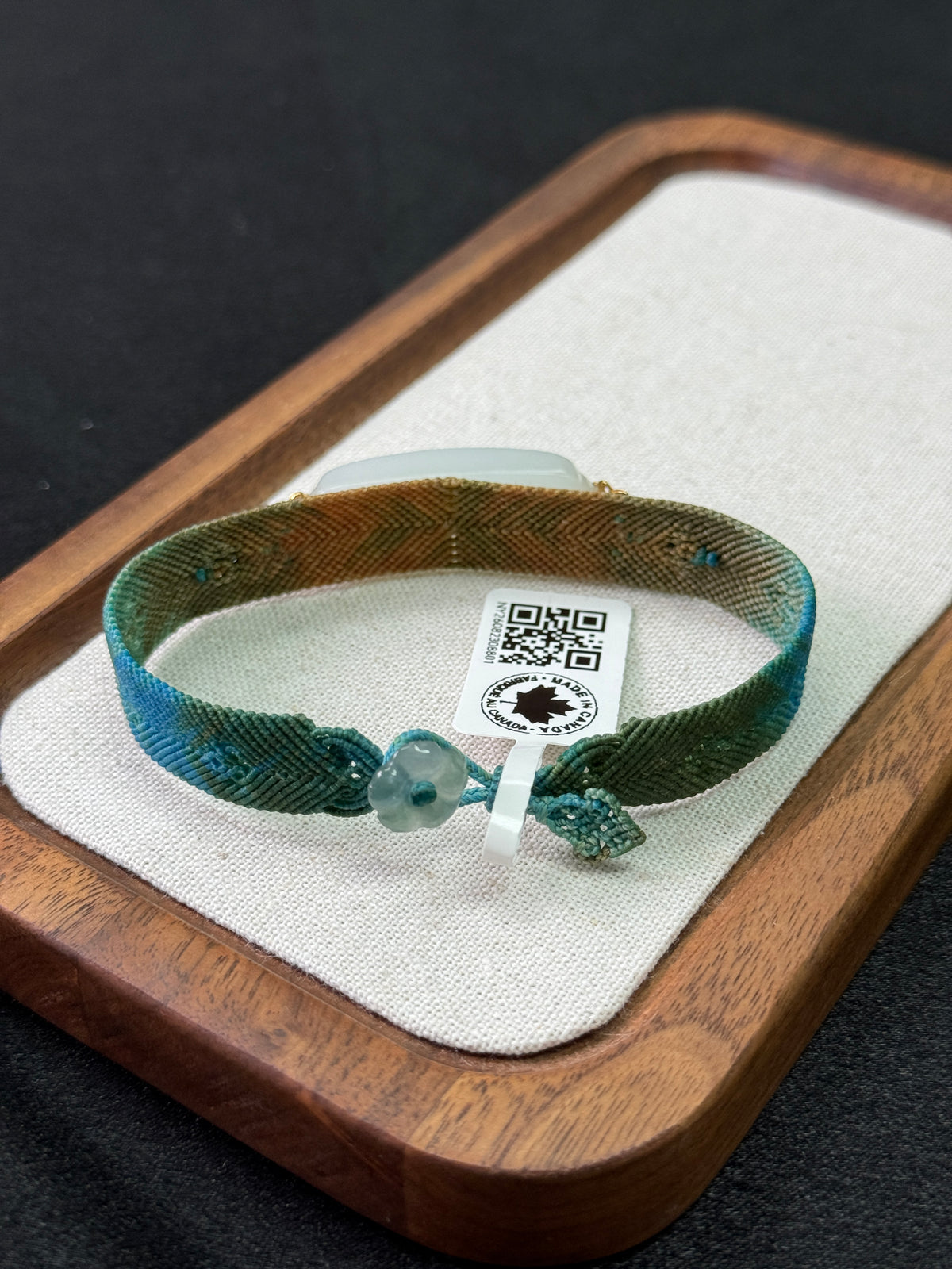 Ivory Current – White Cord Bracelet | Hetian nephrite jade