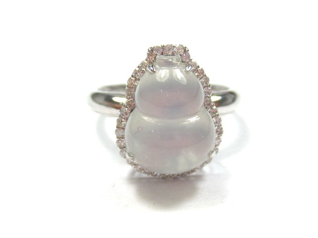 Pale Jadeite Halo Ring – P2608020311